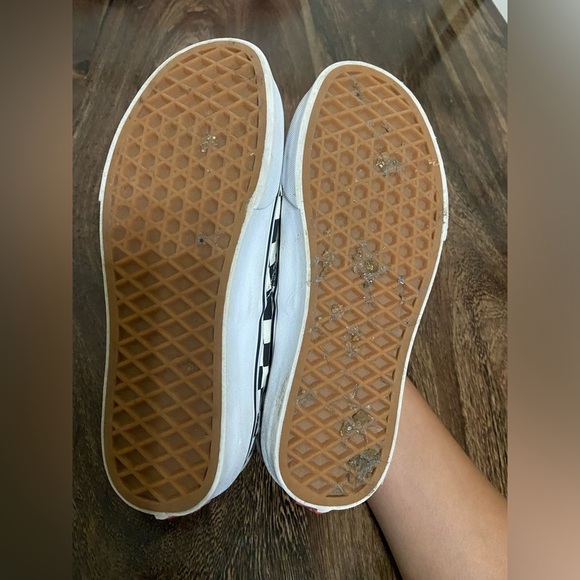 Vans Black and White Checkerboard Shoes - Picture 4 of 6